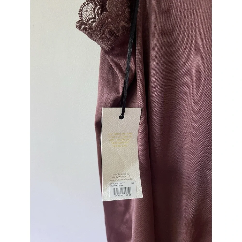Uwila Warrior Soft Silk Lace Camisole in Toffee Size XS NWT Romantic